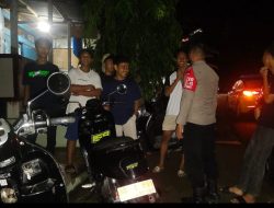 Lakukan Patroli Malam, Personil Polsek Mare Beri Himbauan Dan Pesan Kamtibmas