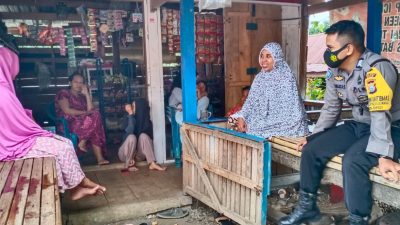 Libur Akhir Pekan, Bhabinkamtibmas Tetap Laksanakan Tugas Jaga Kamtibmas Desa Binaan