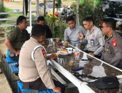 Coffe Morning, Kapolsek Pelabuhan Duduk Bersama Koor Satpel Kantor BPTD