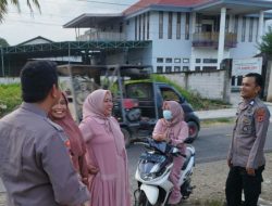 Mengingatkan Warga Perihal Masalah Kamtibmas, Brigpol Saharuddin Rutin Berkunjung