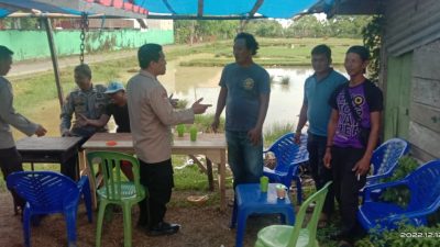 Wujudkan Harkamtibmas, Satbinmas Polres Bone Rutin Laksanakan Sambang ke Masyarakat