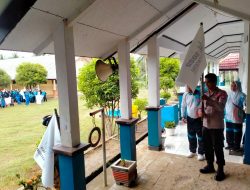 Wakapolsek Lamuru Membuka dan Melepasa Pawai Pembukaan Pekan Olahraga dan Seni di Upt Smpn 3 Lamuru
