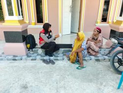 Temui Warga, Aipda Suhati Ingatkan untuk Mewaspadai Hujan dan Angin Kencang