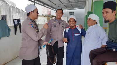 Satbinmas Polres Bone Sambangi Jamaah Tabligh Asal Sulteng yang Melaksanakan Khuruj