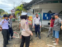 Bersama Dishub, Satlantas Polres Bone Lakukan Survei Jalan Jelang Tahun Baru 2023