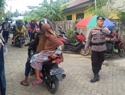 Polsek Tellu Siattinge Mengawal Aktivitas Masyarakat di Pasar Tokaseng