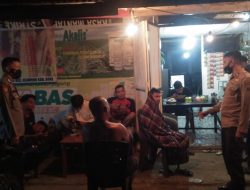 Personel Polsek Ulaweng Pantau Wilayah dengan Patroli Malam