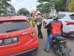 Rawan Kemacetan, Satlantas Polres Bone Diterjunkan di Titik Keramaian Eks Pasar