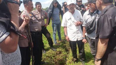 Samapta Polres Bone Disiagakan Pada Kegiatan Eksekusi Lahan Oleh Pengadilan Negeri Watampone