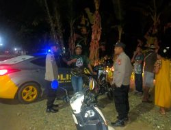Patroli Malam, Spkt Polsek Cina: Kamtibmas Aman Jika Warga Turut Peduli Situasi Sekitar