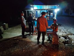 Melalui Patroli Malam, Personel Polsek Palakka Sampaikan Himbauan
