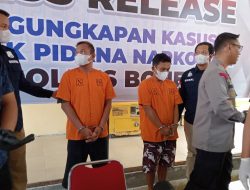 Amankan Sabu Dua Kilo gram dan Ribuan Pil ekstasi Kapolres Bone Pelaku Lintas Provinsi