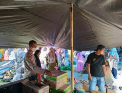 Kanit Samapta Polsek Amali Pengamanan di Pasar Taretta, Berikut Tanggapan Warga