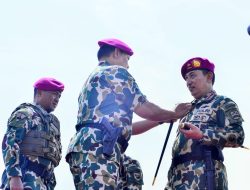 Kapolri Disematkan Jadi Warga Kehormatan Marinir, Wujud dan bukti semakin kokohnya sinergitas antara TNI-Polri