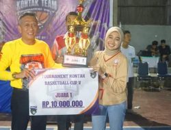 Tutup Tuornamen BasketBall Kontak ini Harapan Sekda Bone