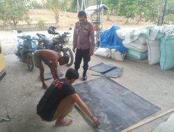 Jaga Kamtibmas Kondusif, Bhabinkamtibmas Polsek Amali Rutin Sambang Desa