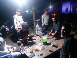 Patroli Malam, Polisi Berikan Himbauan kepada Warga