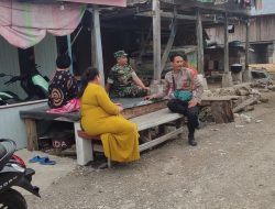 Melalui Kegiatan Sambang Desa, Bhabinkamtibmas Aiptu Yusri Sampaikan Pesan Kamtibmas