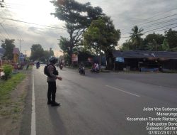 Unit Turjawali Laksanakan Pengaturan Pagi Rutin, Pastikan Kelancaran Lalin