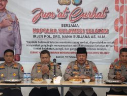 Irwasda Polda Sulsel Gelar Jumat Curhat Di Dapur Ide, Warga Keluhkan Kenakalan Remaja