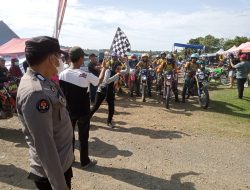 Personel Polsek Mare Amankan Kegiatan Trail Adventure Jelajah Alam Mare