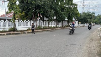 Bentuk Pelayanan di Bidang Lalu Lintas, Unit Turjawali Rutin Laksanakan Pengaturan Pagi