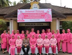 Kungker Di Ranting Cina Ketua Bhayangkari Ingatkan Bijak Dalam Bersosial media