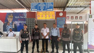 Unit Turjawali Sat Sampata Laksanakan Patroli Ke Lapas Kelas II Watampone
