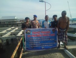 Satpolairud Polres Bone Selipkan Pesan Ini kepada Masyarakat Saat Lakukan Polmas Perairan