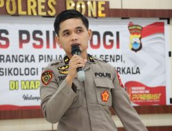 Cegah Penyalahgunaan Senpi, Biro SDM Polda Sulsel Gelar Tes Psikologi di Mapolres Bone