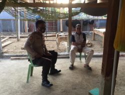 Bhabinkamtibmas Aipda Ashar Sambang Desa dan Sampaikan Hal Ini kepada Warga Binaanya