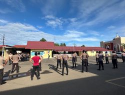 Jaga Kebugaran Tubuh, Personel Sat Samapta Melaksanakan Kegiatan Latihan Fisik