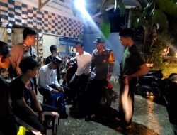 Cegah dan Antisipasi Balap Liar, Anggota Piket Polsek Barebbo Laksanakan Patroli Malam Hari