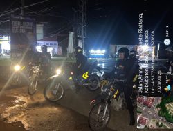 Patroli Malam, Kanit Turjawali Menjaga Situasi Kamtibmas di Malam Ramadhan