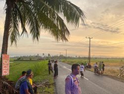 Antisipasi BALI, Personel Polsek Ajangale Melaksanakan Patroli Subuh