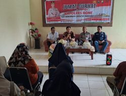 Jum’at Curhat Polres Bone Bersama Pegawai KUA Kecamatan Tanete Riattang Timur