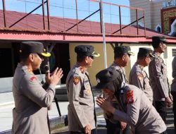 Kapolres Bone Sampaikan Ucapan Terima dan Maaf Lahir  Bathin Saat Pimpin Apel Perdana Pasca Libur Lebaran