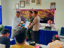 Wakapolsek Polsek Palakka Hadiri Rapat Pleno Terbuka DPHP Pemilu Tahun 2024