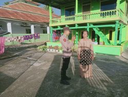Sambangi Warga Binaan Lanjut Usia, Bhabinkamtibmas Sampaikan Pesan Kamtibmas