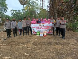 Kapolsek Palakka dan Bhayangkari Ranting Palakka Sambangi Korban Kebakaran di Lemoape