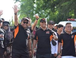 Jalan Santai HJB Ke -693 Polres Bone Terjunkan Puluhan Personel