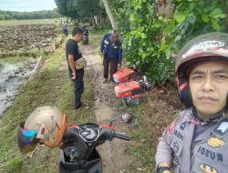 Personil Polsek Awangpone Polres Bone Mendatangi TKP Pengerusakan Dilappo Batue Kelurahan Macope