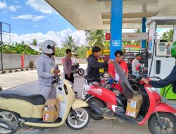 Polsek Lamuru Lakukan Patroli ke SPBU Diwilayahnya