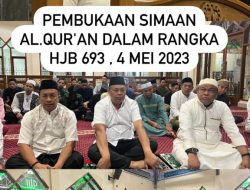 Hadirkan 693 penghafal Al-Qur’an Siaman Akbar HJB di Sepuluh Masjid dan 17 Pondok