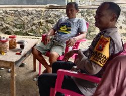 Bhabinkamtibmas Aiptu Muhammad Tang Sambang Dialogis dan Ajak Warga Jaga Kamtibmas