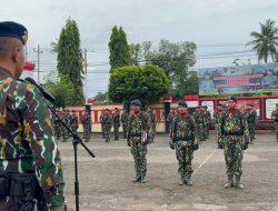 Upacara Hari Kesadaran Nasional, Danyon Ichsan Wanti Wanti Personel Tanggap Bencana Hingga Siaga di Pesta Demokrasi