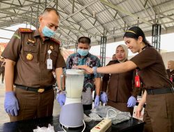 128,5 Gram Sabu dan 668 Butir obat Terlarang di Musnahkan Kajari Bone