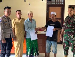 Jum’at Curhat, Personel Polsek Awangpone Mendamaikan Warga Desa Abbanuang yang Bersengketa