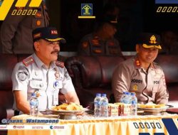 Kalapas Bone Hadiri Apel Satkamling di Mapolres Bone
