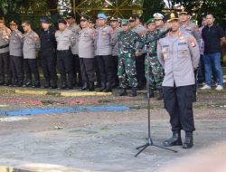 Pimpin Apel Gabungan, Kapolres Bone Beri Rasa Aman Masyarakat Merayakan Idul Adha
